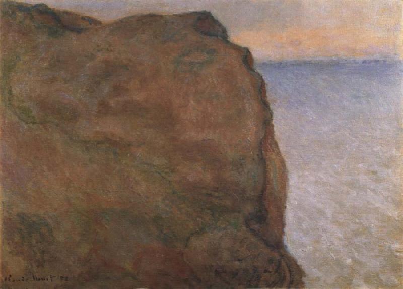 Claude Monet The Cliff Le Petit Ailly,Varengeville oil painting picture